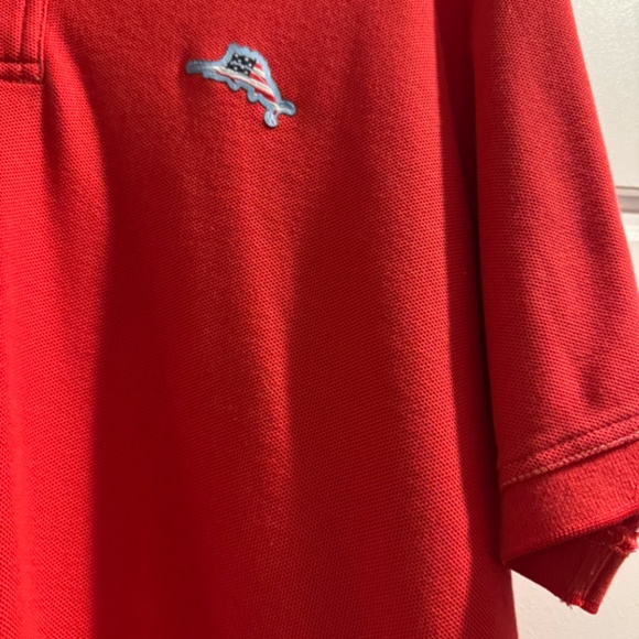 Tommy Bahama Men’s Polo Shirt – Medium – Barely Used - Red - Picture 4 of 7